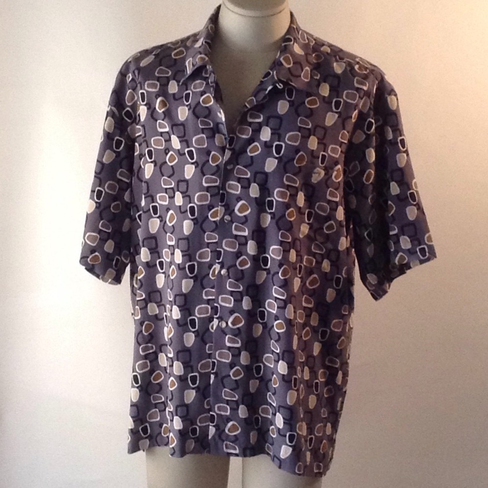 Men's Travel Smith vintage inspired silk shirt